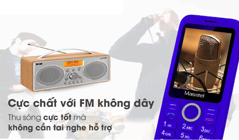 Masstel IZI 280 cho phép nghe radio mà không cần tai nghe